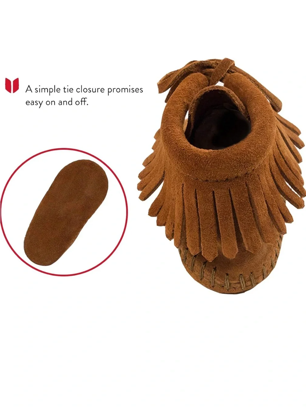 Minnetonka soft brown